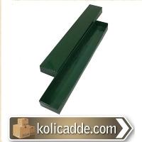 Kapaklı Yeşil Karton Kutu 3x20x1.5 cm