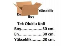 Tek Oluklu Karton Koli 30x30x20 cm. Tek Oluklu Karton Koli 30x30x20 cm.