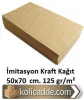 İmitasyon Kraft Kağıt 50x70 cm. 125 gr 50 Adet