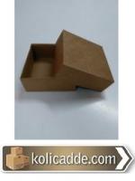 Kraft Kapaklı Kutu 25x25x10 cm.