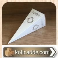 Mevlüt Şekeri Kutusu Gümüş Desenli 6x6x15.5 cm Mevlüt Şekeri Kutusu Gümüş Desenli 6x6x15.5 cm