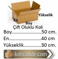 Çift Oluklu Koli 50x40x30 cm. Çift Oluklu Koli 50x40x30 cm.