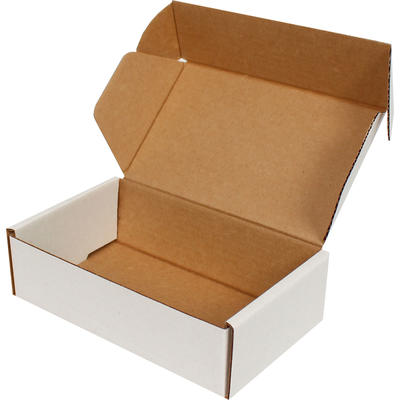 Beyaz Kilitli Karton Kutu 16x8x3 cm