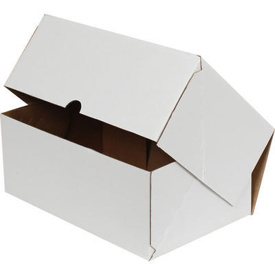 Kilitli Beyaz Karton Kutu 24,5x24,5x11,5 cm.-KoliCadde