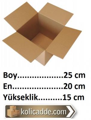 50 Adet Karton Kutu Tanesi 1,49 L. 25x20x15 cm