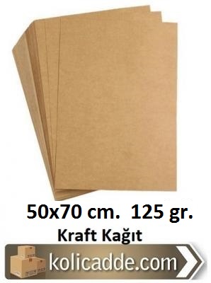 Kraft Kağıt 50x70 cm. 125 gr/m² 100 Adet-KoliCadde