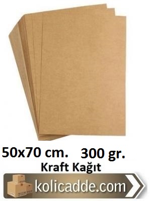 Kraft Kağıt 50x70 cm. 300 gr/m² 30 Adet-KoliCadde