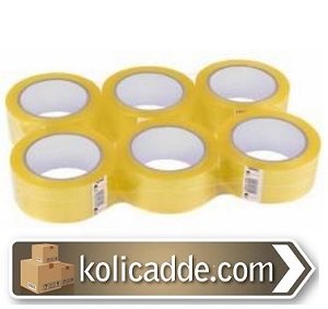 6 Adet Koli Bandı 45 mm.x100 metre Tanesi 4,17 L.