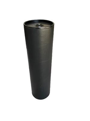 Siyah Silindir Kutu 8x24cm
