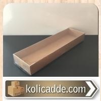 Asetat Kraft Kutu 6,5x20,5x2,5 cm-KoliCadde