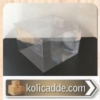 Asetat Hediye Kutusu 15x15x12 cm-KoliCadde