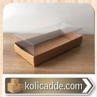 Asetat Kapaklı Karton Kutu 20x10x5,5 cm-KoliCadde