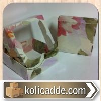 Asetat Pencereli Kutu 8x8x3 cm
