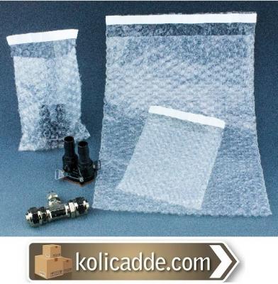 Balonlu Poşet 30x27,5+5 cm. Bantlı Kapaklı