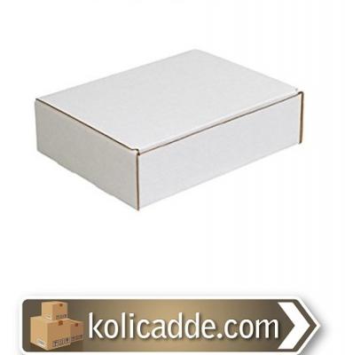 Kilitli Beyaz Kutu 19x13x6 cm.