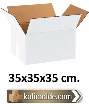 Beyaz Karton Koli 35x35x35 cm.