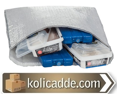 Soğuk Tutan Poşet 45x35+5 Bantlı Kapaklı