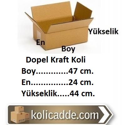 Dopel Koli 47x24x44 cm.