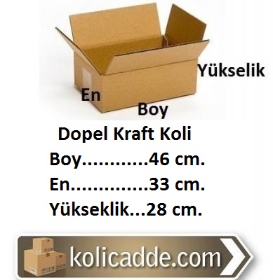 Dopel Kraft Koli 46x33x28 cm.