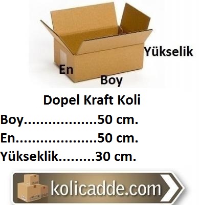 Dopel Kraft Koli 50x50x30 cm.