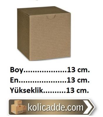 Kare Karton Kutu 13x13x13 cm