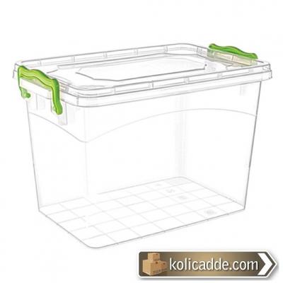 Kilitli Saklama Kabı 7,8 lt. 31,5x20,5x20,5 cm.