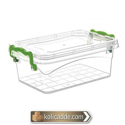 Kilitli Saklama Kabı 300 ml. 8,5x13x5,3 cm.