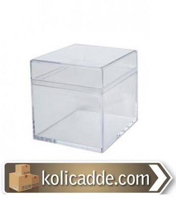 100 Adet Pleksi Mika Kutu 5x5x5 cm. Tanesi 0,85 L