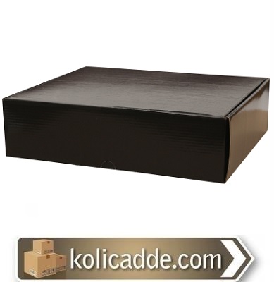 Siyah Kilitli Kutu 29x25x8 cm.