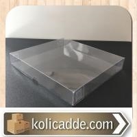 Şeffaf Asetat Yasin Kutusu 15,5x17x2,5 cm-KoliCadde