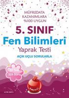 5. Sınıf Fen Bilimleri Yaprak Testi 5. Sınıf Fen Bilimleri Yaprak Testi