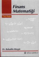 Finans Matematiği Finans Matematiği