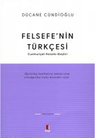 Felsefe'nin Türkçesi Felsefe'nin Türkçesi
