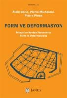 Form ve Deformasyon Form ve Deformasyon
