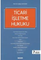 Ticari İşletme Hukuku Ticari İşletme Hukuku