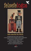 Felsefelogos Sayı: 74 Latin Amerika'da Felsefe Felsefelogos Sayı: 74 Latin Amerika'da Felsefe