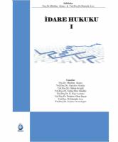 İDARE HUKUKU 1 İDARE HUKUKU 1