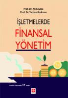 İşletmelerde Finansal Yönetim İşletmelerde Finansal Yönetim