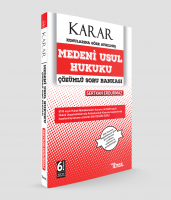 KARAR Medeni Usul Hukuku Çözümlü Soru Bankası KARAR Medeni Usul Hukuku Çözümlü Soru Bankası