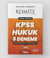 Komite KPSS Hukuk 5 Deneme Komite KPSS Hukuk 5 Deneme
