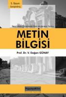 Metin Bilgisi Metin Bilgisi