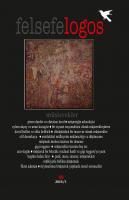 Felsefelogos Sayı: 68 Müşterekler Felsefelogos Sayı: 68 Müşterekler