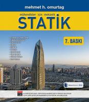 Mühendisler İçin Mekanik Statik Mühendisler İçin Mekanik Statik