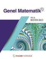 Genel Matematik 1 Genel Matematik 1