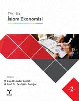Politik İslam Ekonomisi Politik İslam Ekonomisi