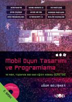 MOBİL OYUN TASARIMI VE  PROGRAMLAMA (DVD Hediyeli) MOBİL OYUN TASARIMI VE  PROGRAMLAMA (DVD Hediyeli)