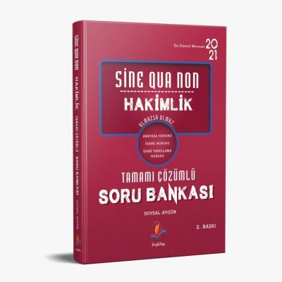 SİNE QUA NON Hakimlik Kamu Hukuku Tamamı Çözümlü Soru Bankası