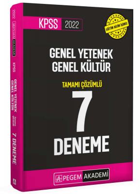 Yeni 2022 KPSS Genel Yetenek Genel Kültür Tamamı Çözümlü 7 Deneme