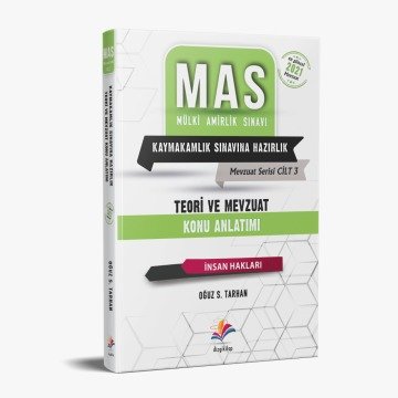 MAS MÜLKİ AMİRLİK SINAVI TEORİ VE MEVZUAT İNSAN HAKLARI KONU ANLATIMI 2021