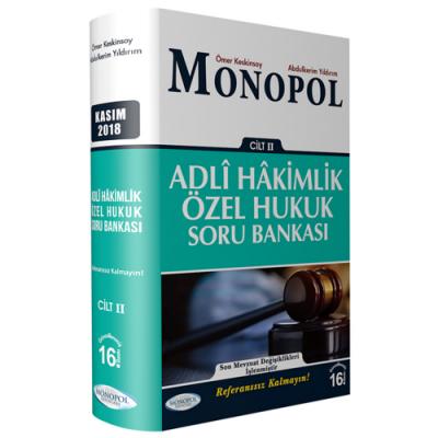 Monopol Adli Hakimlik Referans Özel Hukuk Soru Bankası Cilt 2